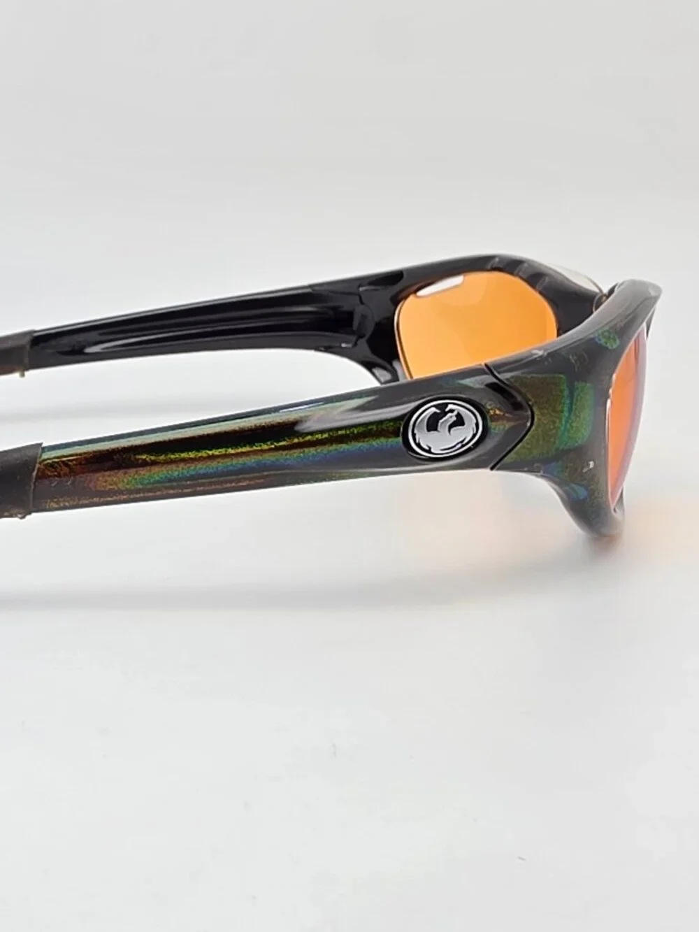 Dragon Alliance Rail Iridescent Alkaline Frame Bronze Lens Sunglasses USA 51mm